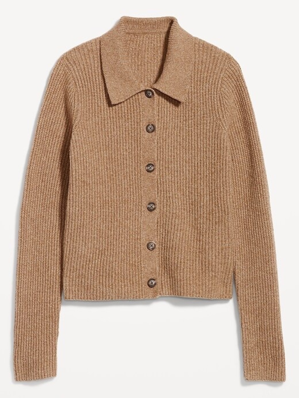 OLD NAVY
SoSoft Collared Ribbed Button-Front Cardigan Sweater - Camel XS
